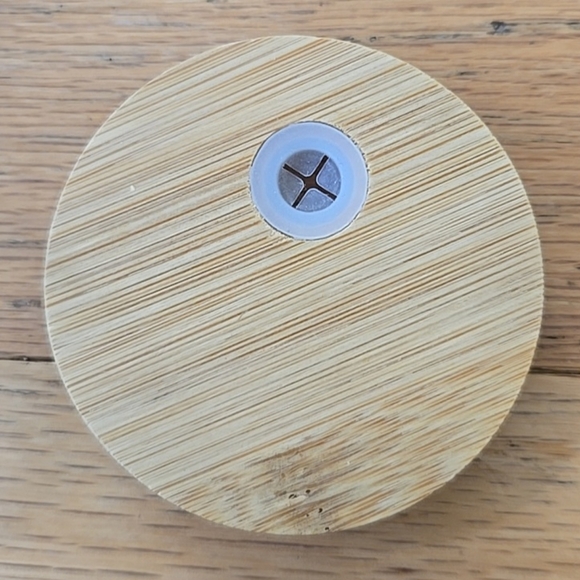 Dimple - Handmade PeaceGlass Cup 16oz. With Lid, Glass Straw, and straw cleaner. - Picture 6 of 10